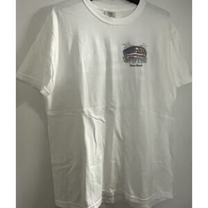 Ron Jon Surf Shop Men’s White “One Of A Kind” Cocoa Beach USA Theme White Large